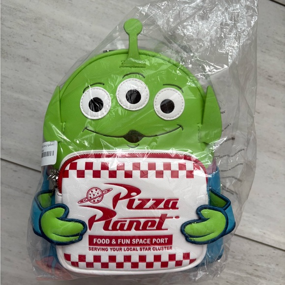 Loungefly Handbags - Loungefly Blue and Green Alien Backpack